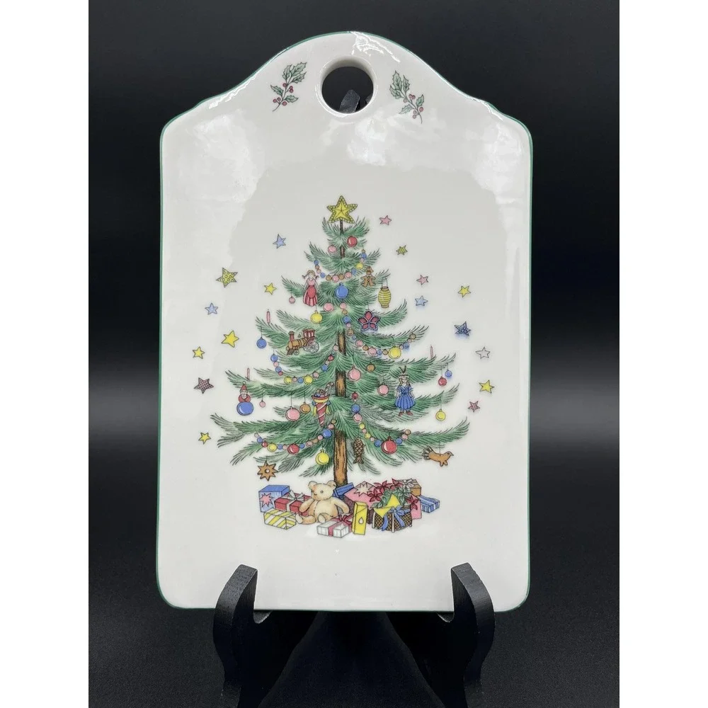 Nikko Christmastime Cheese Board, Christmas Tree China